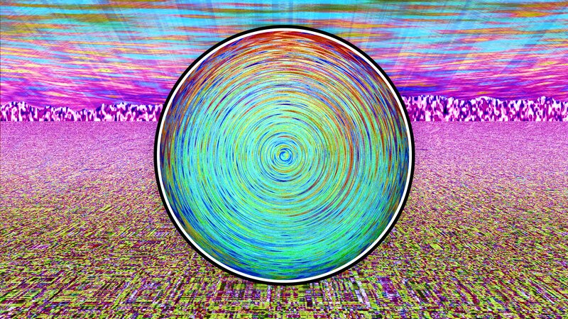 Colorful Spiral Sphere — Purple