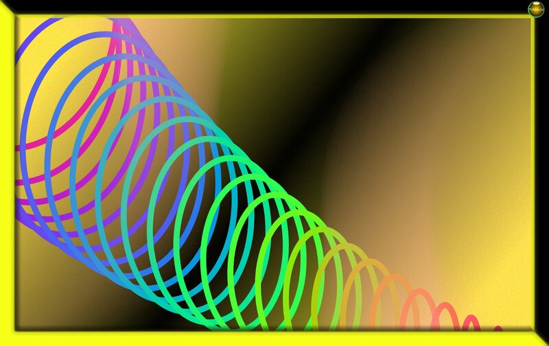 Colorful Spiral Spring