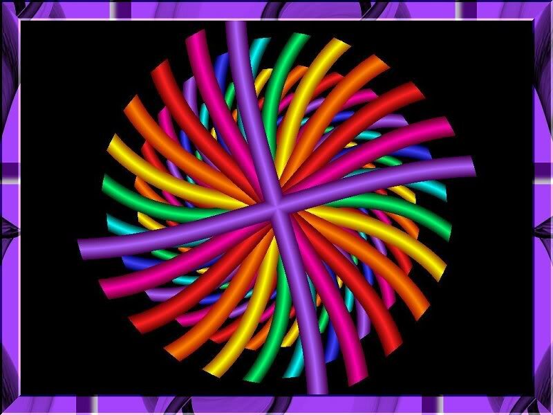 Colorful Spiral Tubes — Purple