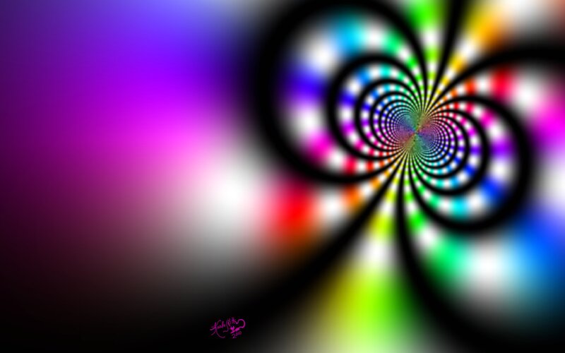 Colorful Spiral Tunnel — Purple, Hypnotic