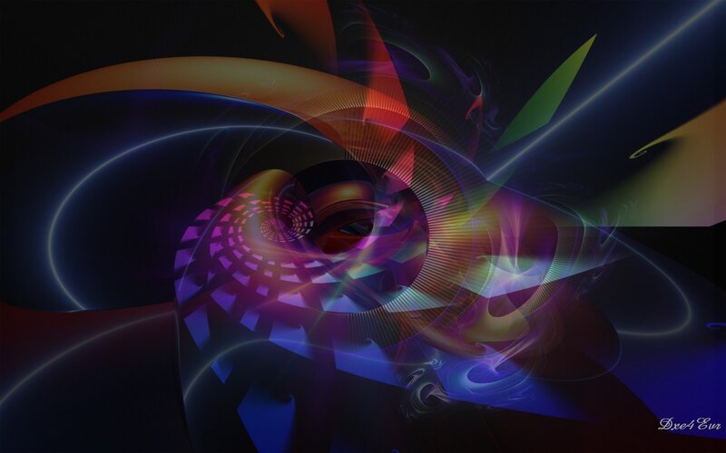 Colorful Spiral Vortex — Purple, Dynamic