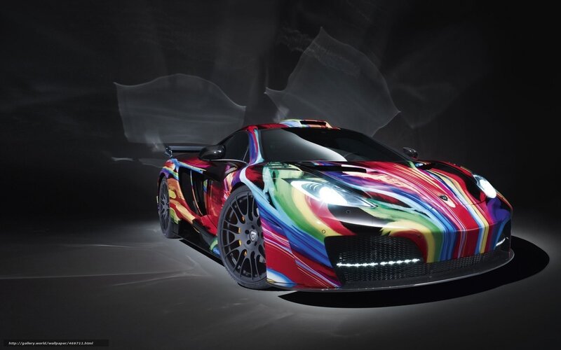 colorful sports car design