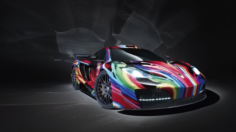 colorful sports car design