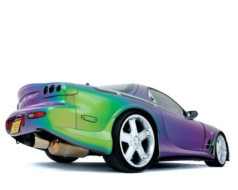 colorful sports car