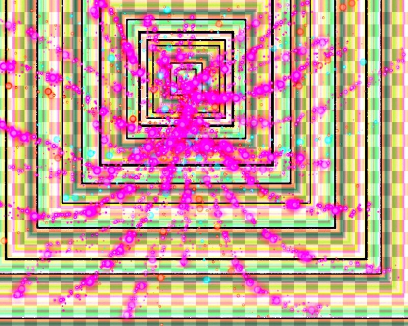 colorful square tunnel animation
