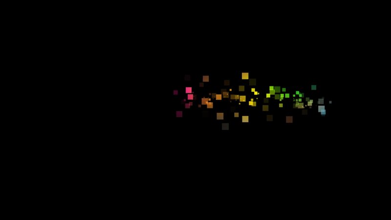 Colorful Squares on Black — Neutral