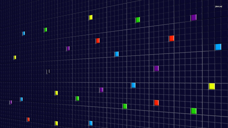 Colorful Squares on Grid