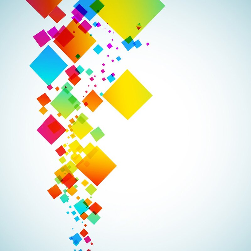 Colorful Squares Pattern