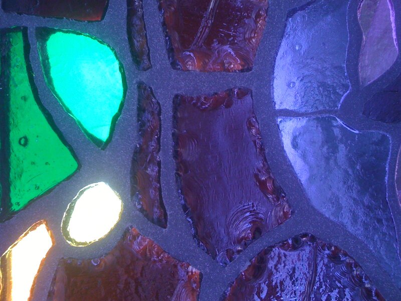 colorful stained glass pattern