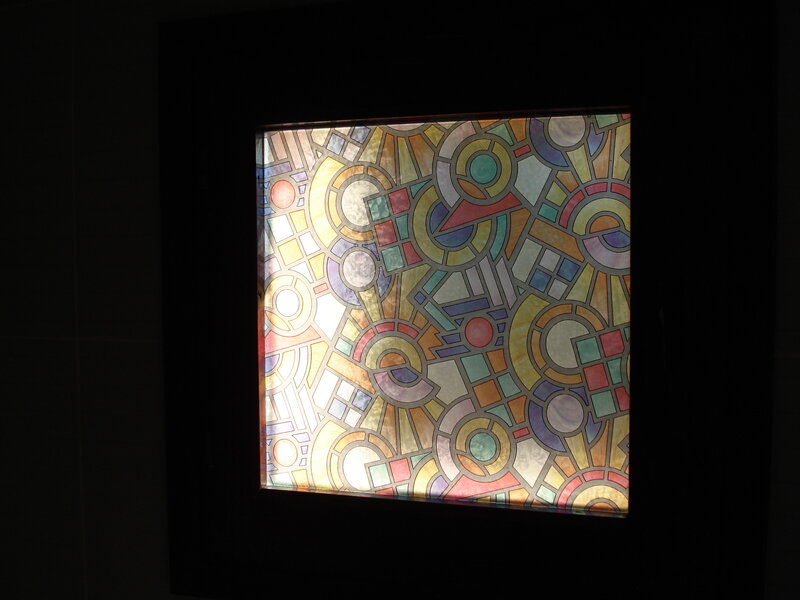 colorful stained glass window