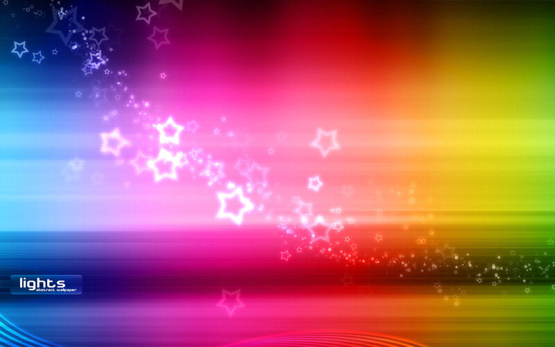 Colorful Star Background — Pink