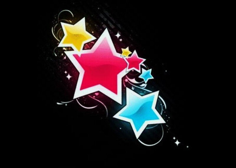 colorful star design