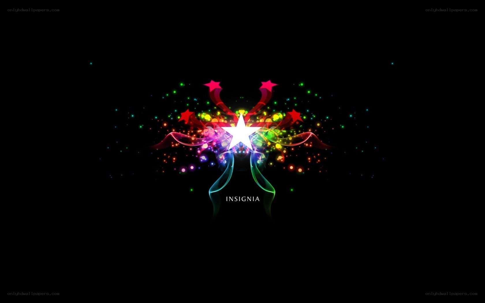 colorful star explosion