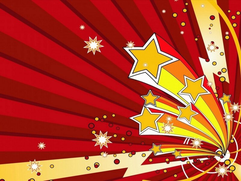 colorful star explosion background