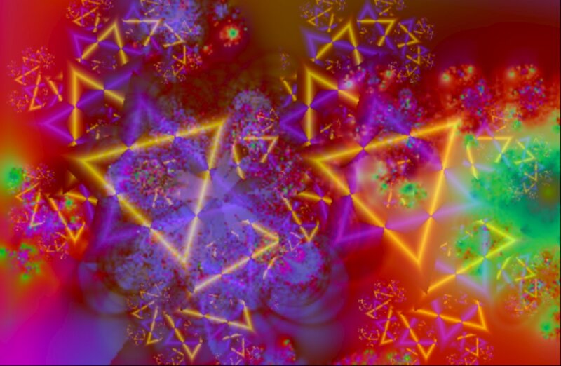 Colorful Star Fractals