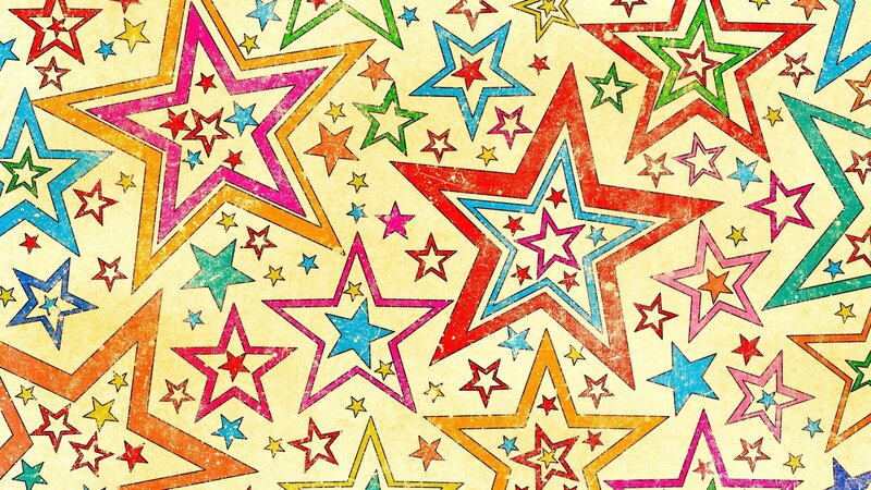 colorful star pattern background