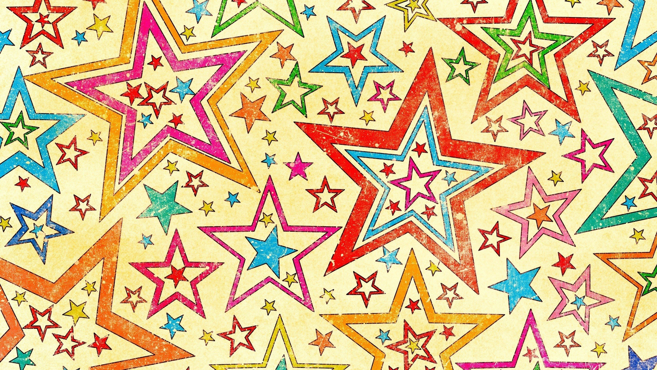 colorful star pattern background