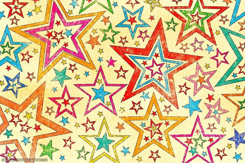 colorful star pattern background