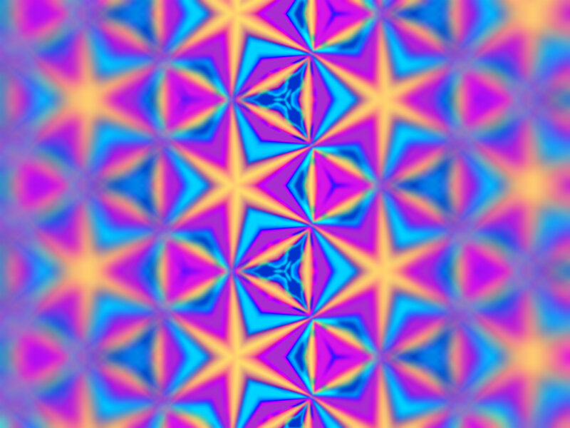 Colorful Star Pattern — Purple