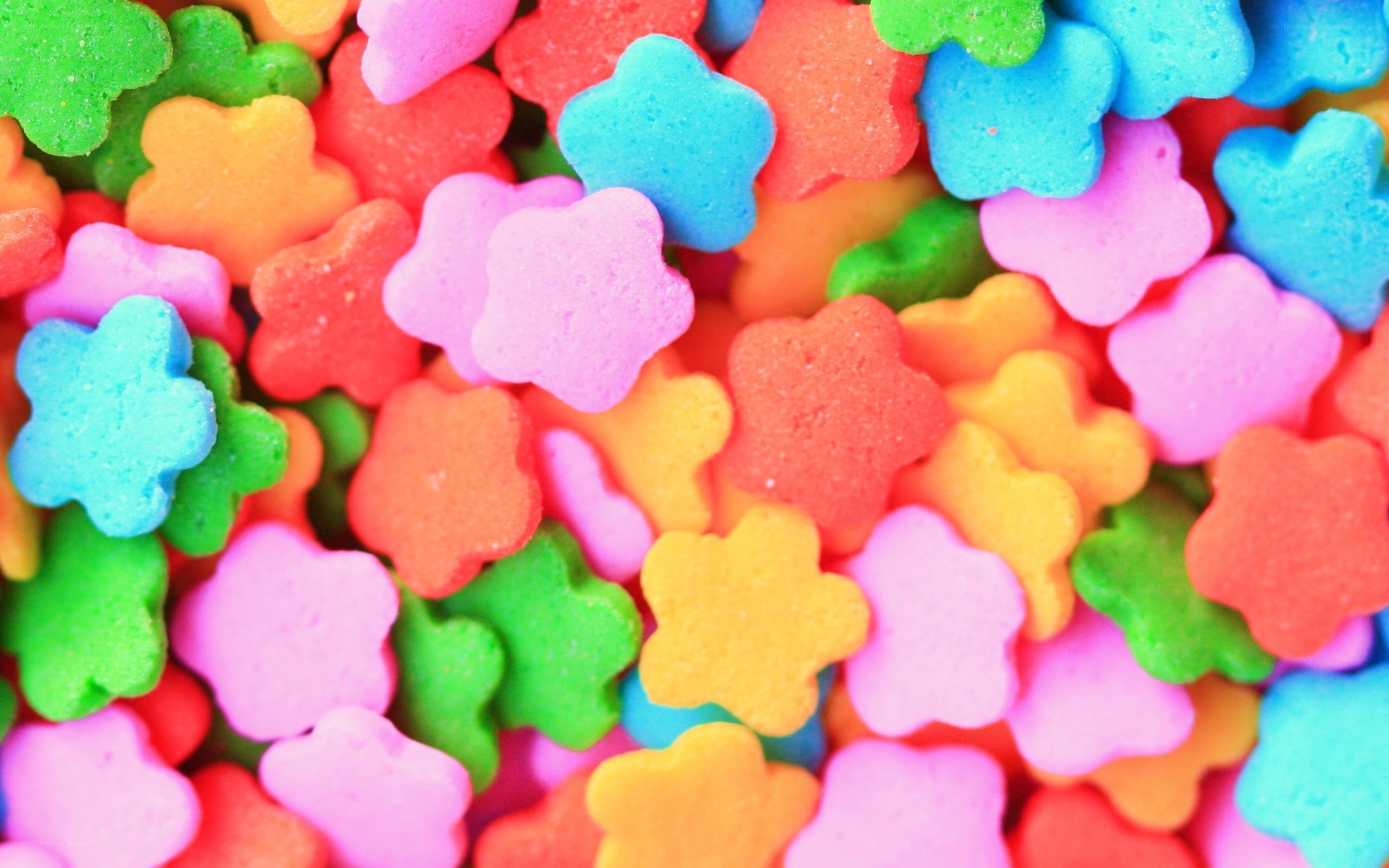 colorful star-shaped candies