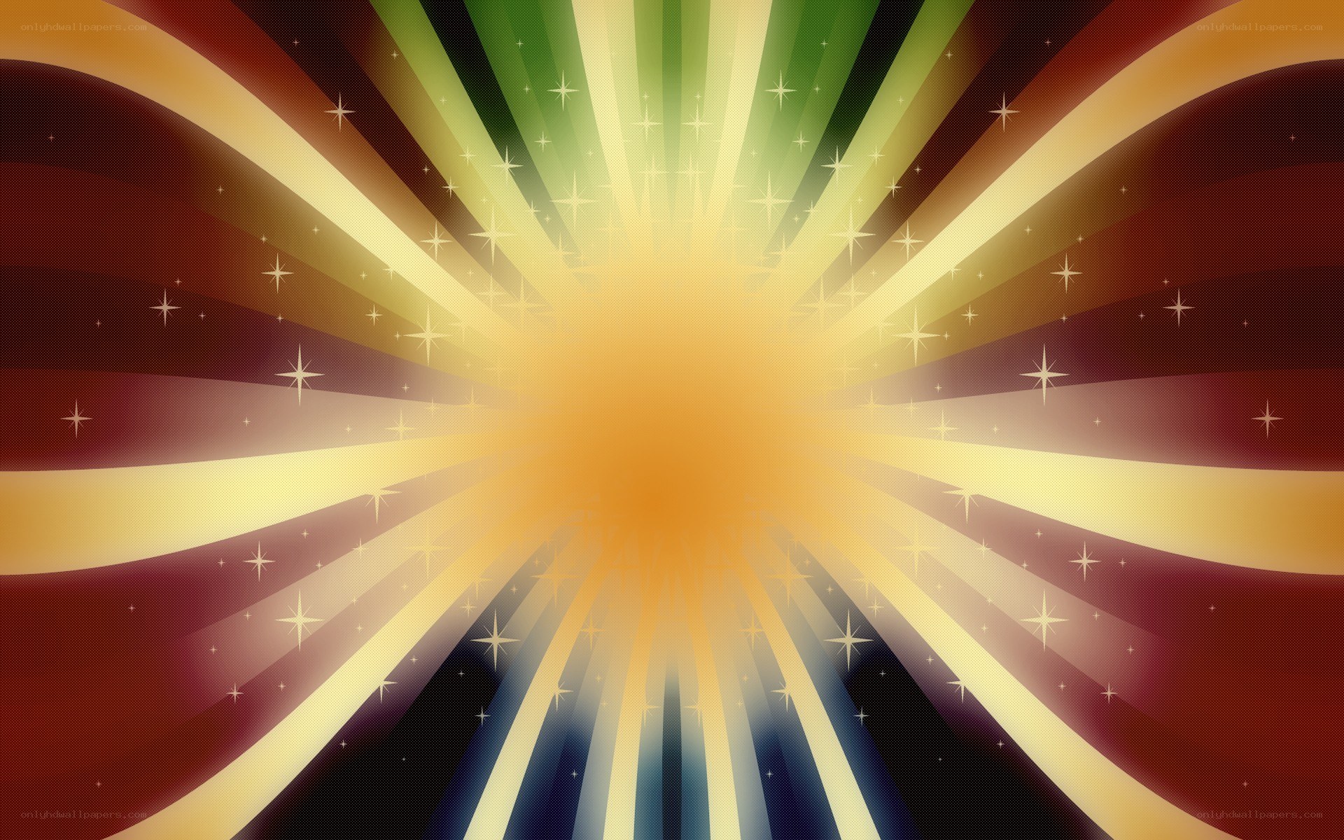 colorful starburst background