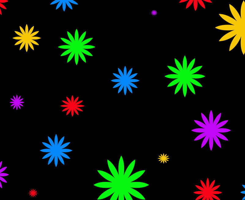 colorful starburst pattern