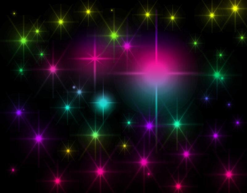 Colorful Starbursts