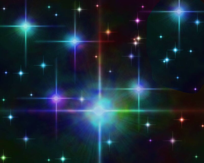 colorful starfield background