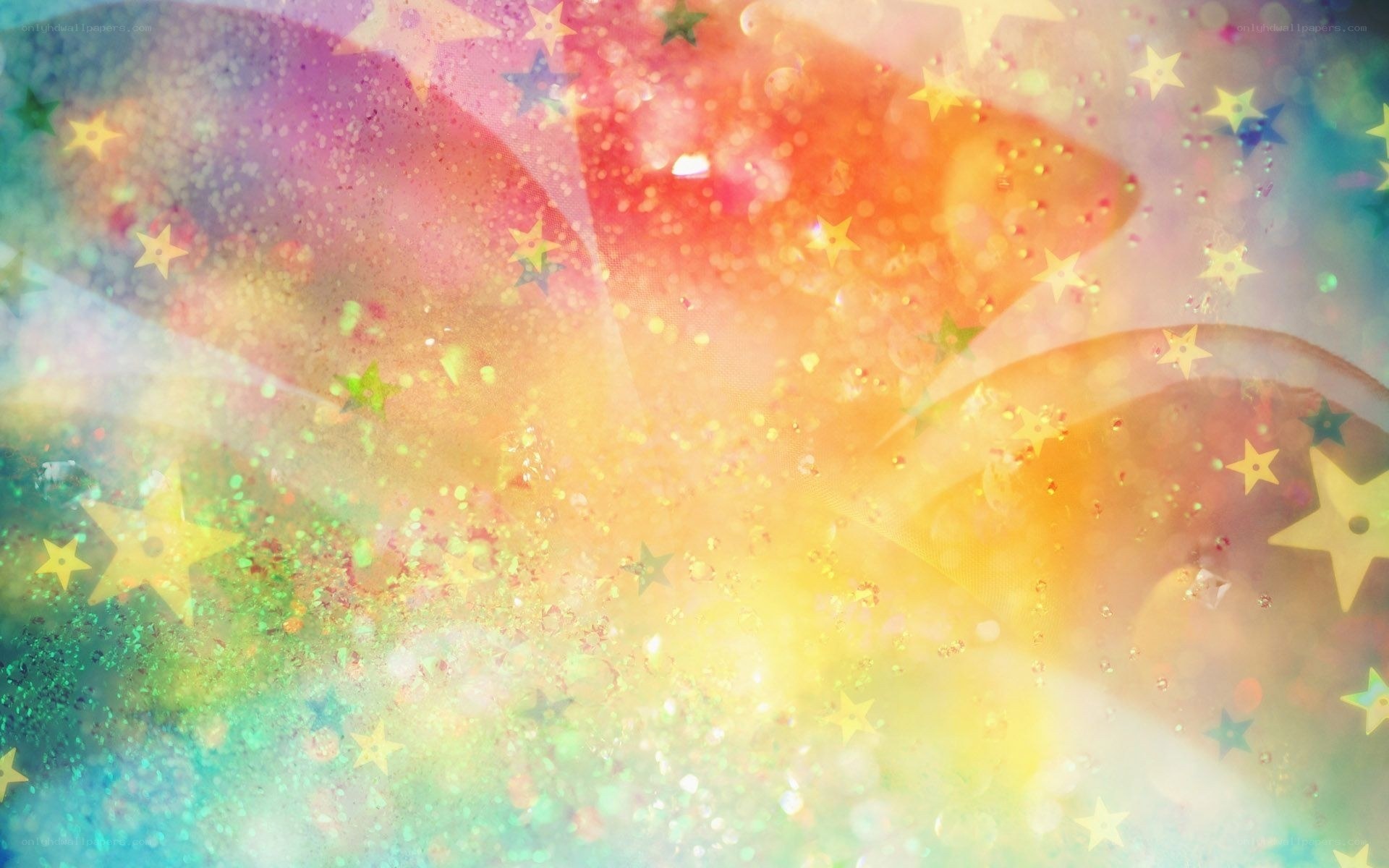 colorful starry abstract background