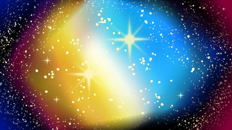 Colorful Starry Nebula