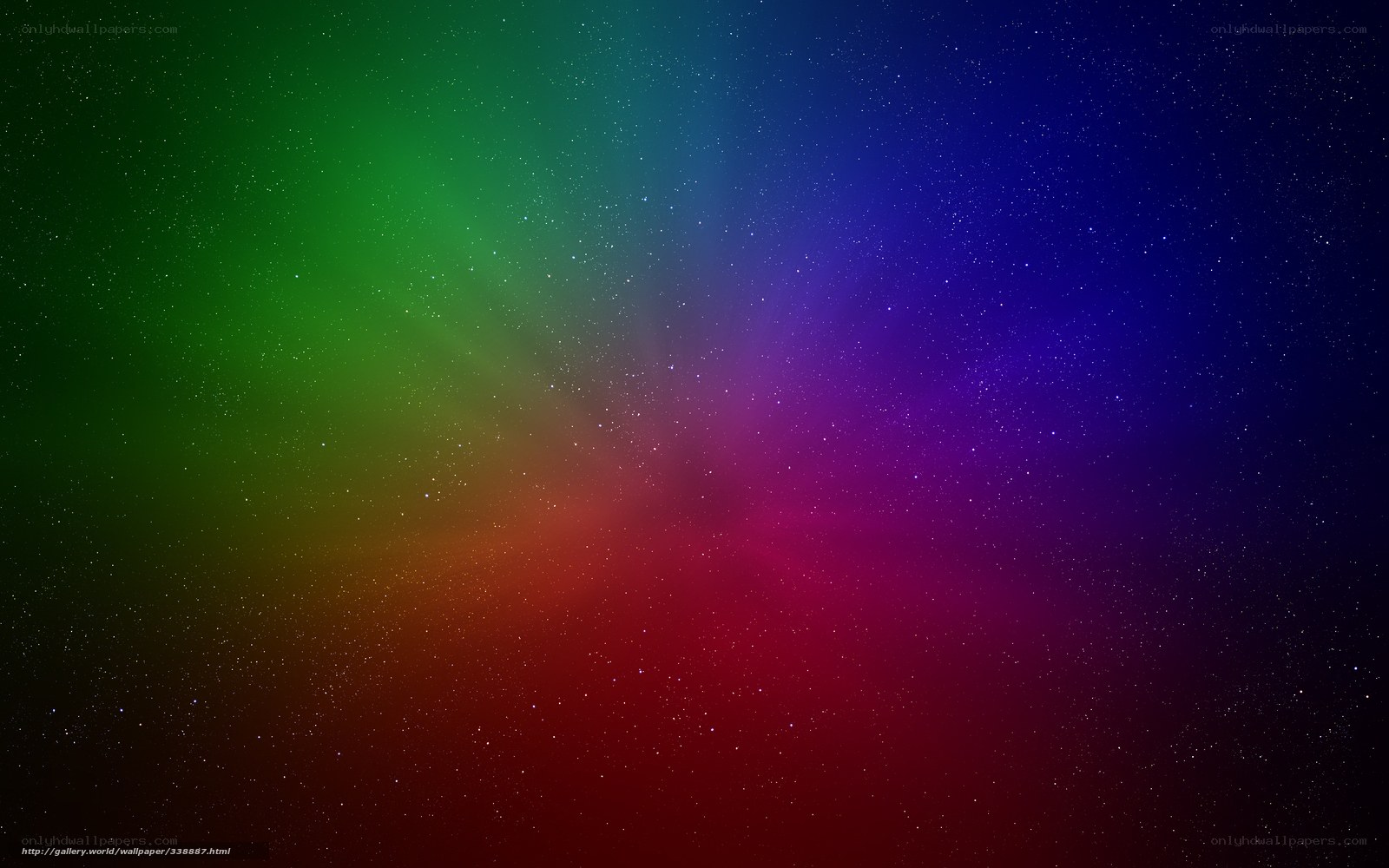 colorful starry sky gradient