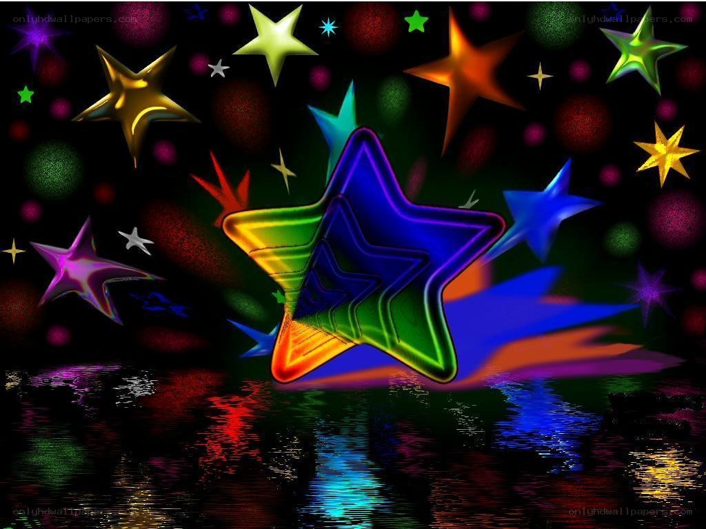 colorful stars in space