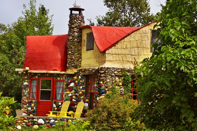 Colorful Stone House — Red