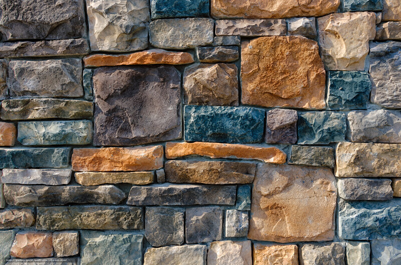 colorful stone wall texture