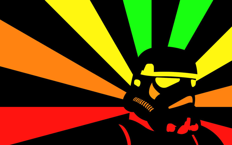 colorful stormtrooper graphic