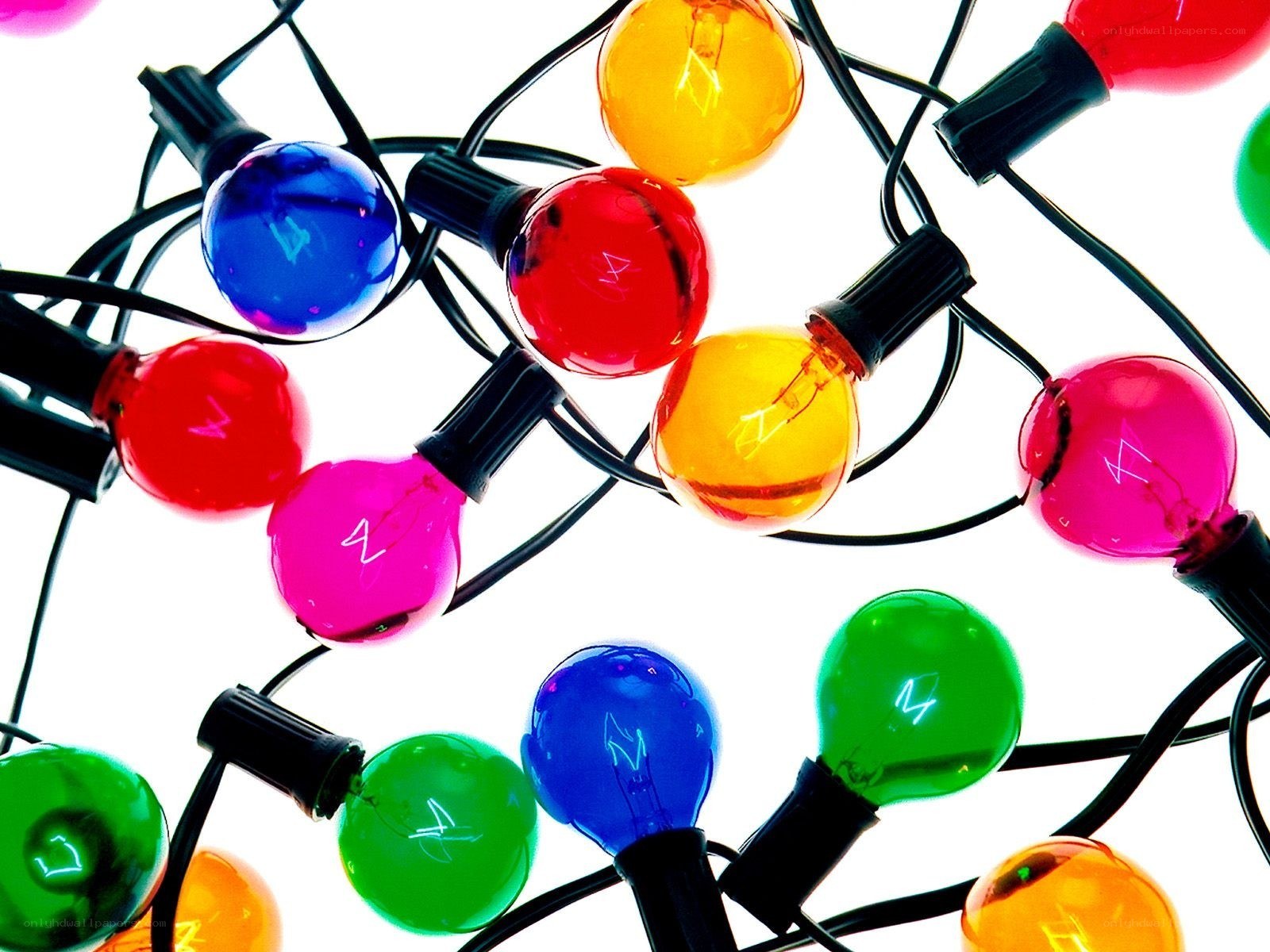 colorful string lights