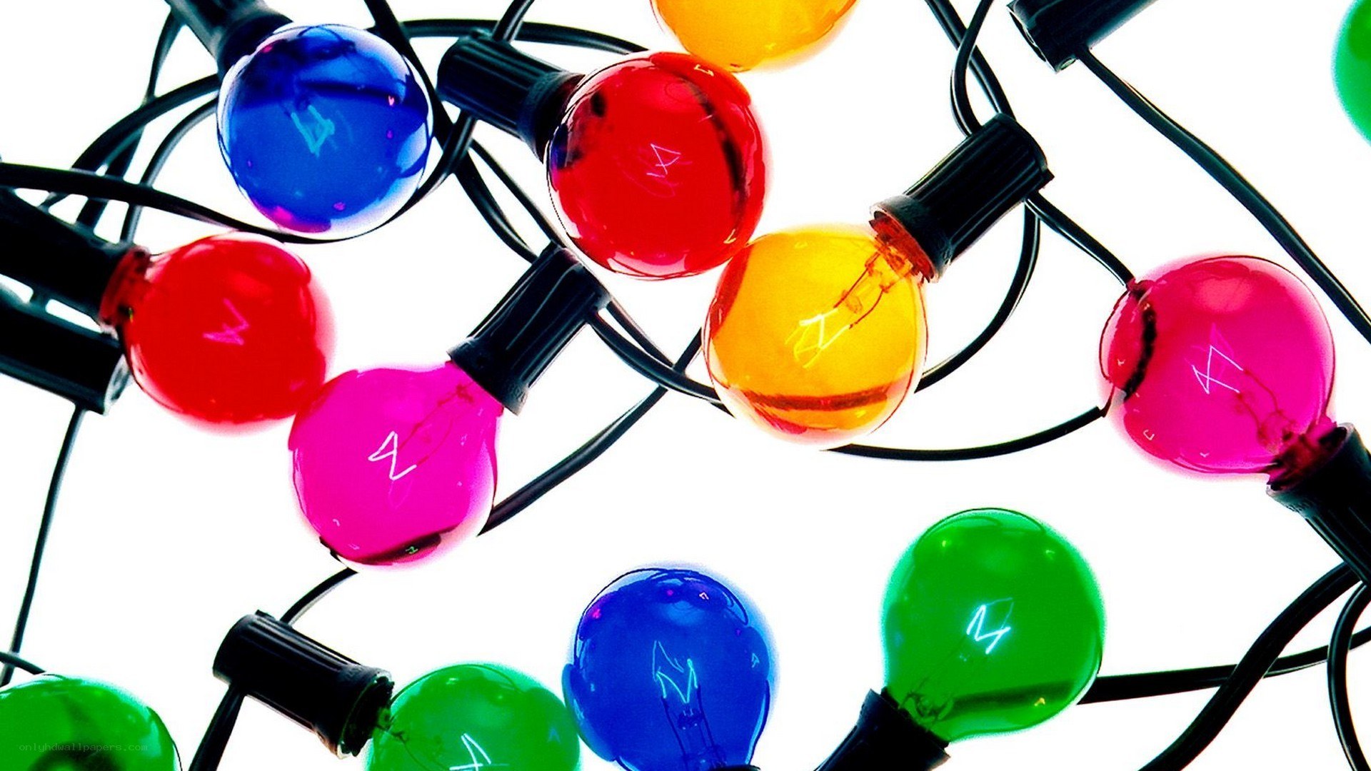 colorful string lights