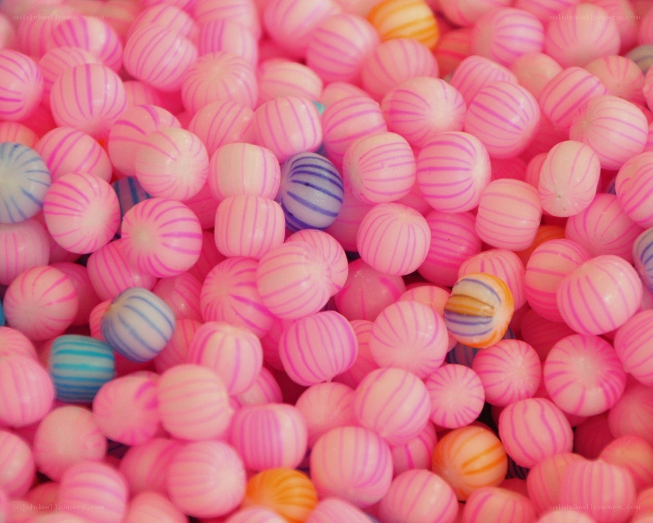 colorful striped candies