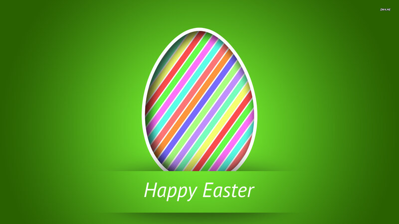Colorful Striped Egg