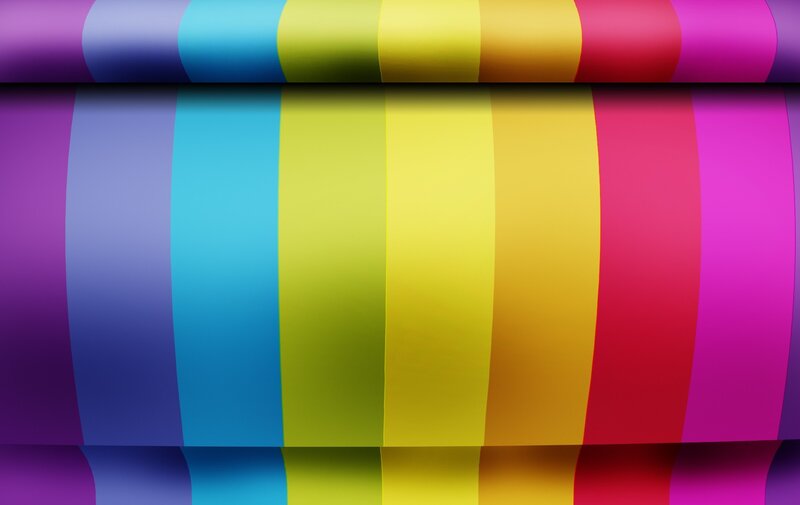 colorful striped fabric pattern