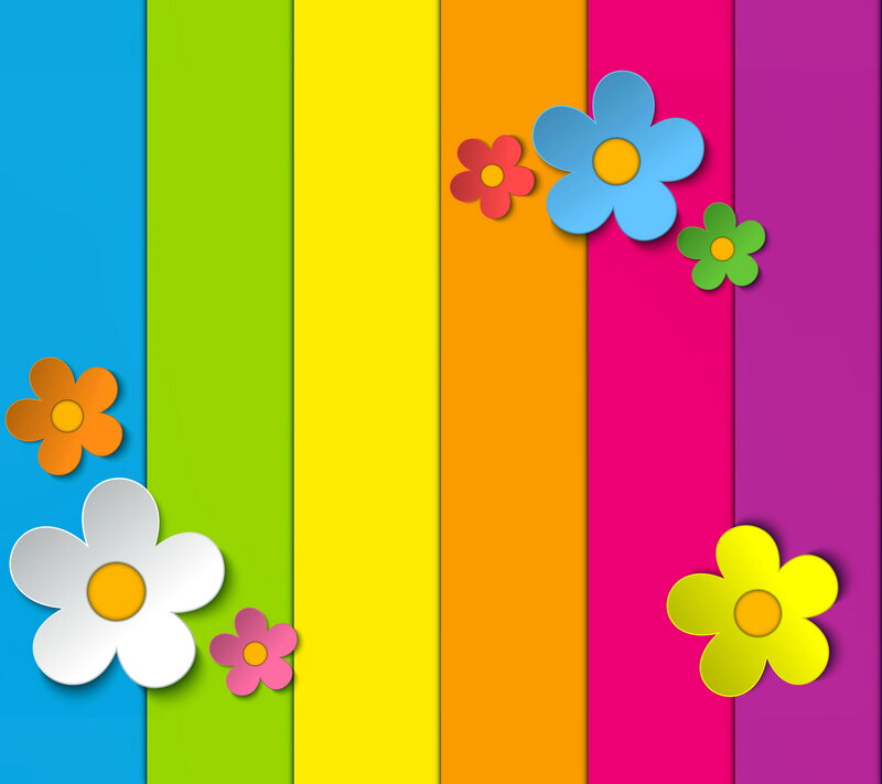 Colorful Striped Flowers