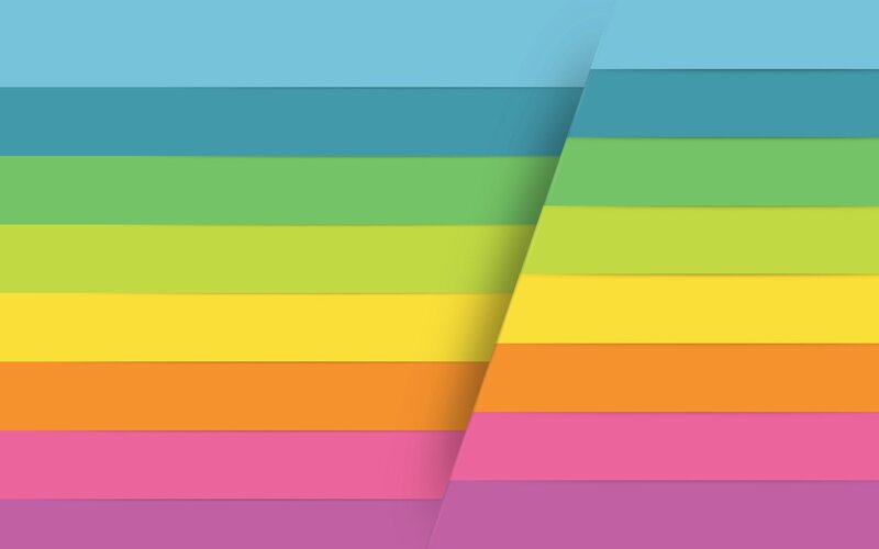 Colorful Striped Pattern — Blue, Calm