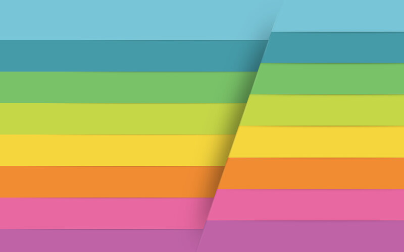 Colorful Striped Pattern — Blue