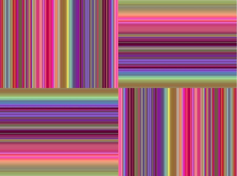 Colorful Striped Pattern — Pink