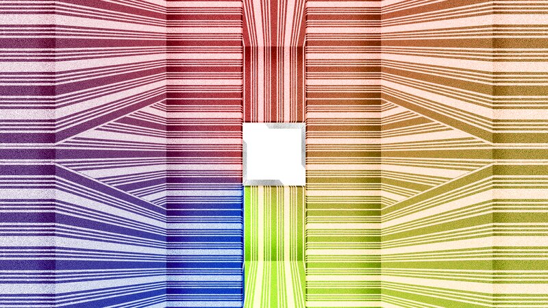 Colorful Striped Pattern — Red, Dynamic