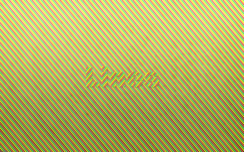 colorful striped pattern with text