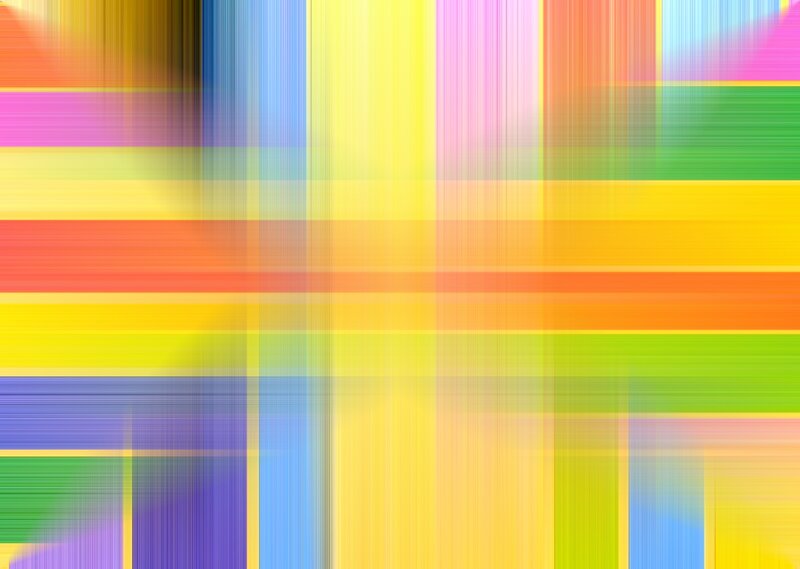 Colorful Striped Pattern — Yellow