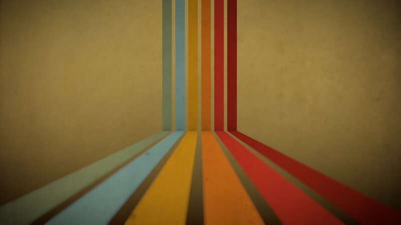 colorful stripes converging