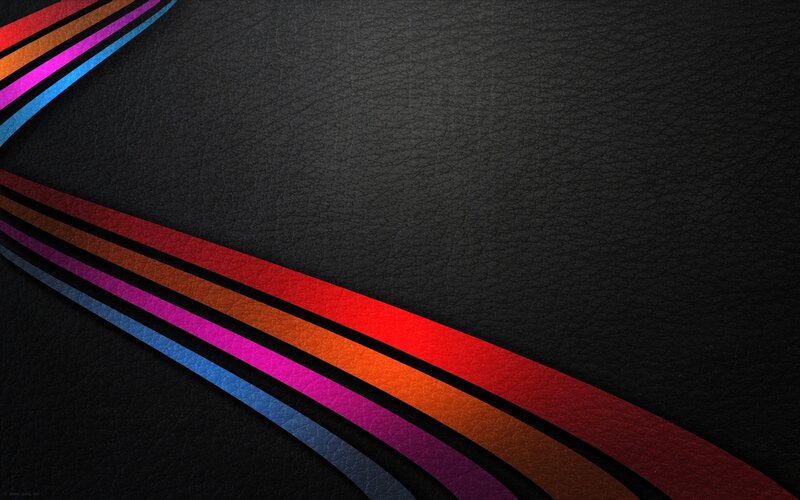 Colorful Stripes on Black — Modern