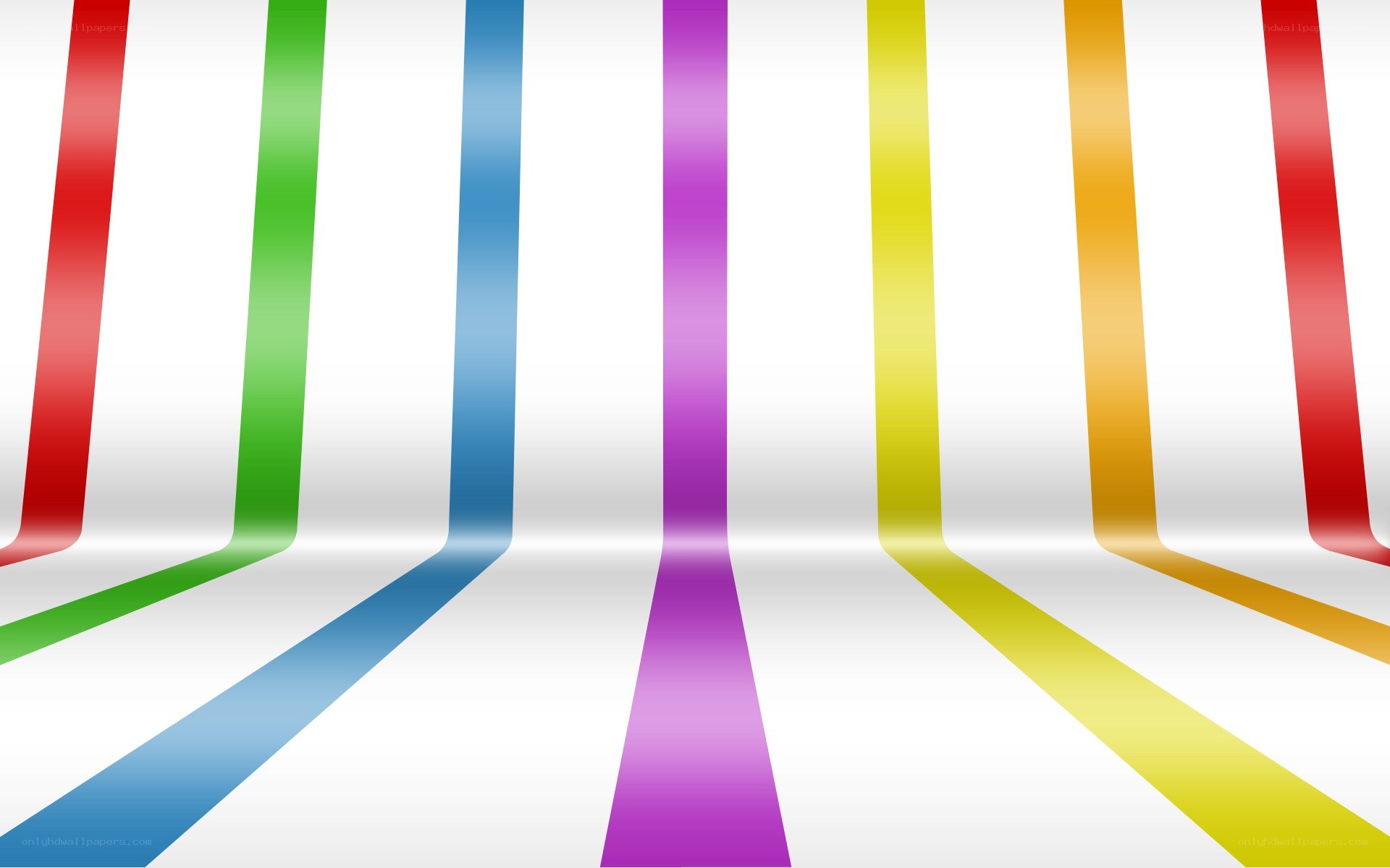 colorful stripes on white background